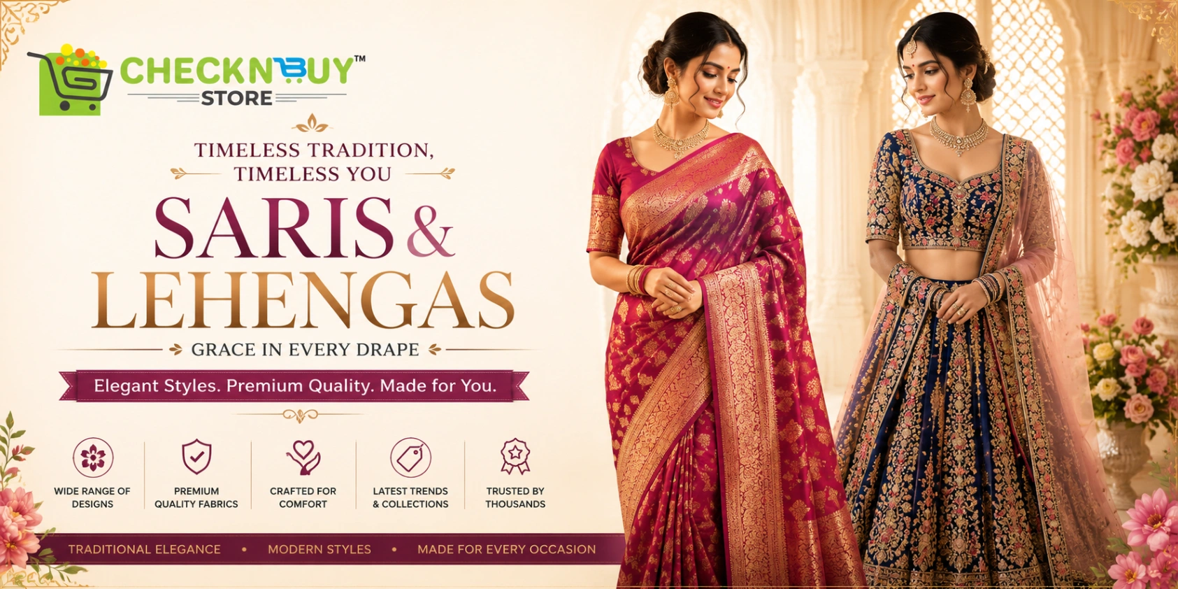 Saris and Lehengas
